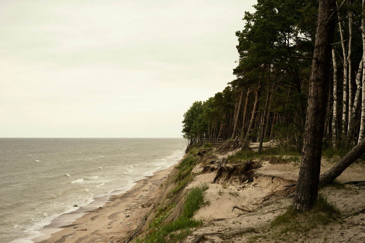 Dachzelt-Reise Ostsee Litauen Klaipėda Steilküste