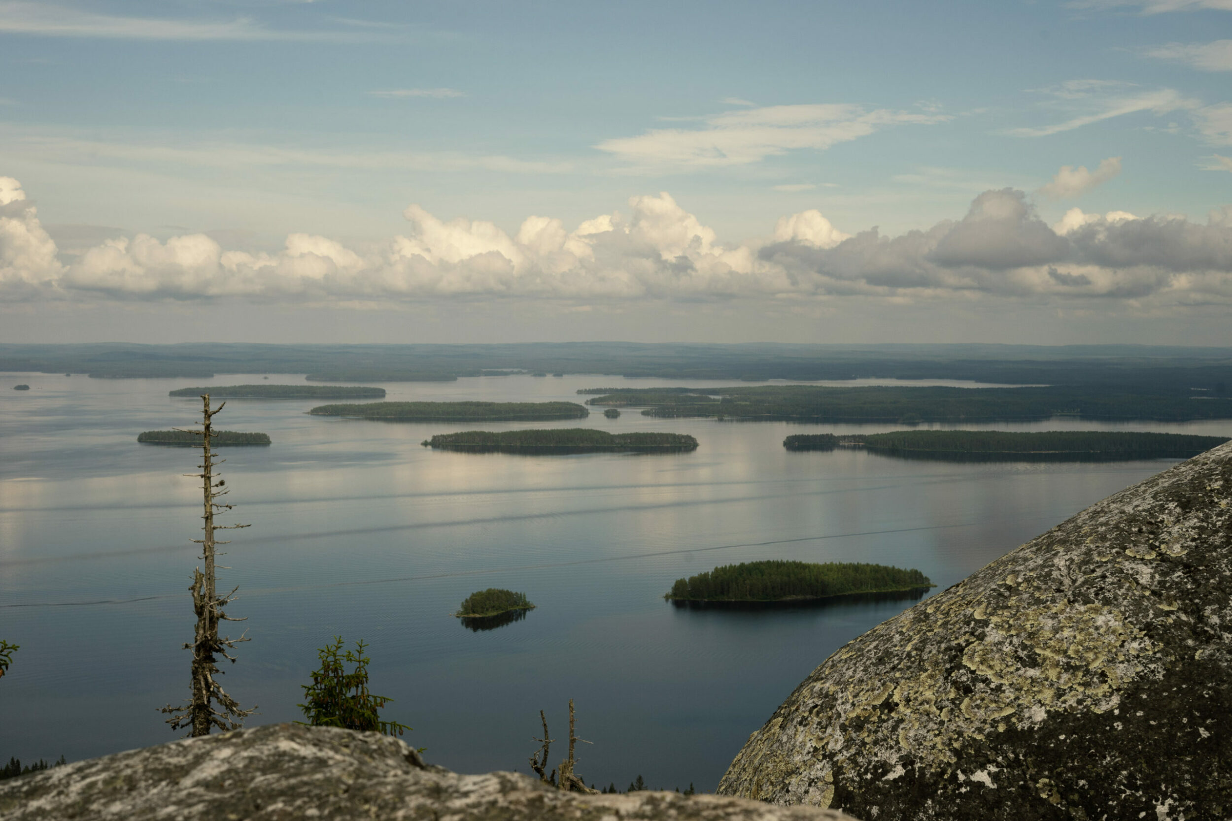Finnland Koli Nationalpark Koli-Berge See Pielinen